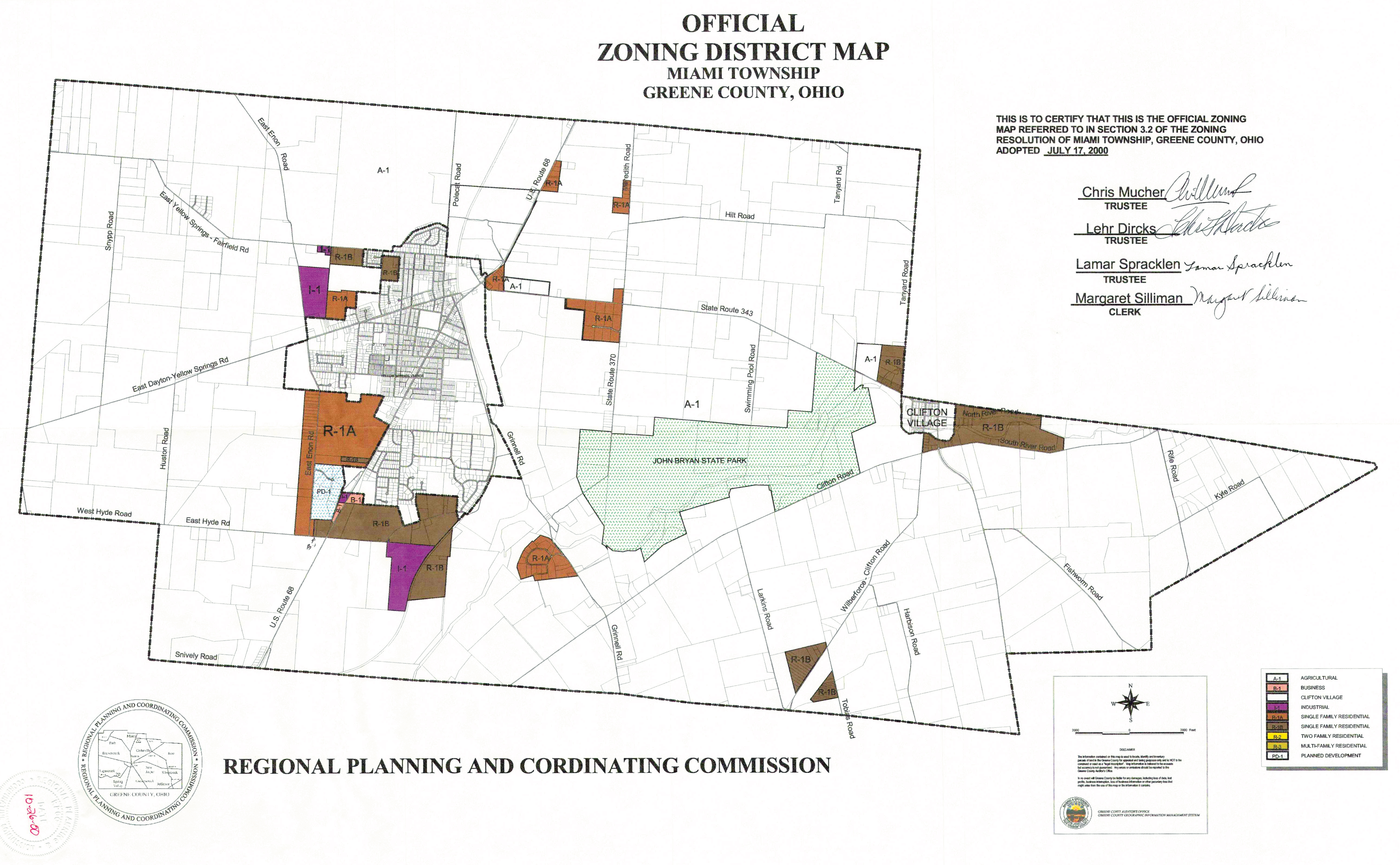 Miami County Ohio Township Map Zoning Map – Miami Township