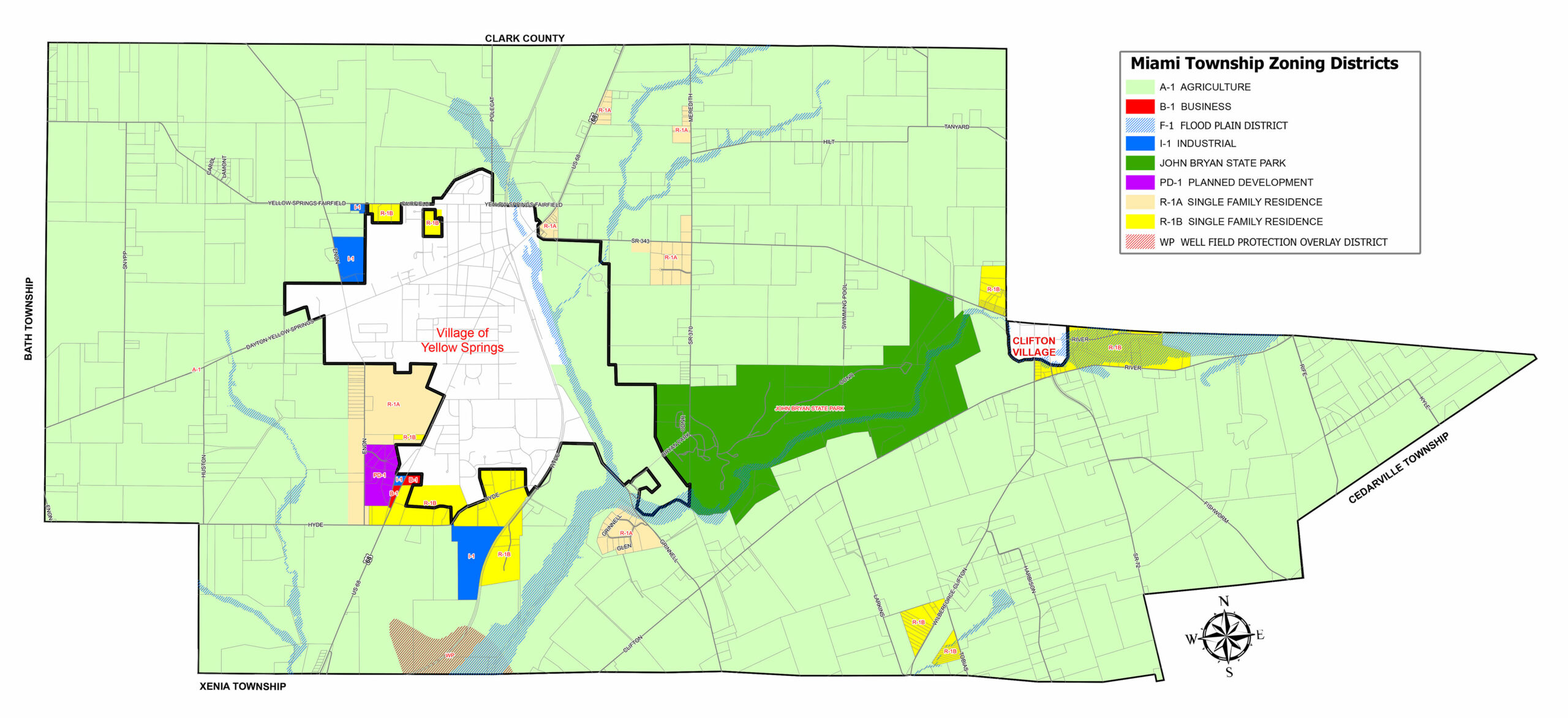 Miami Township Zoning Map